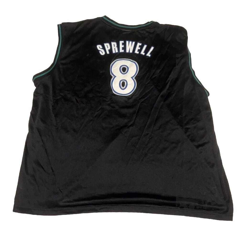 Reebok Jersey Latrell Sprewell Minnesota Timberwolves Men 3XL XXXL NBA